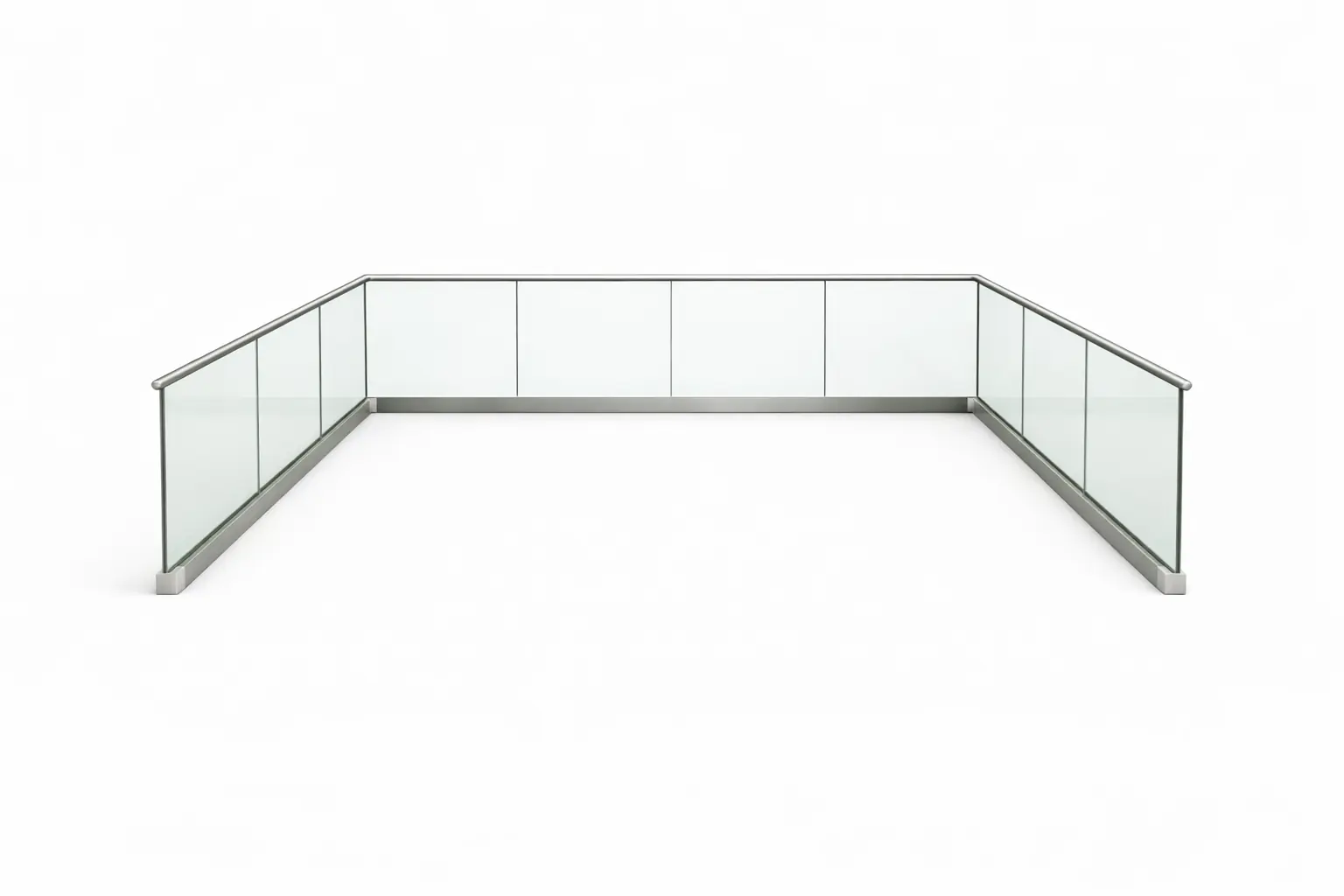 Handrail for frameless glass balustrade