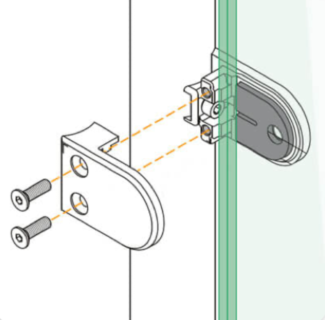 Installing glass panels into a post and glass balustrade system