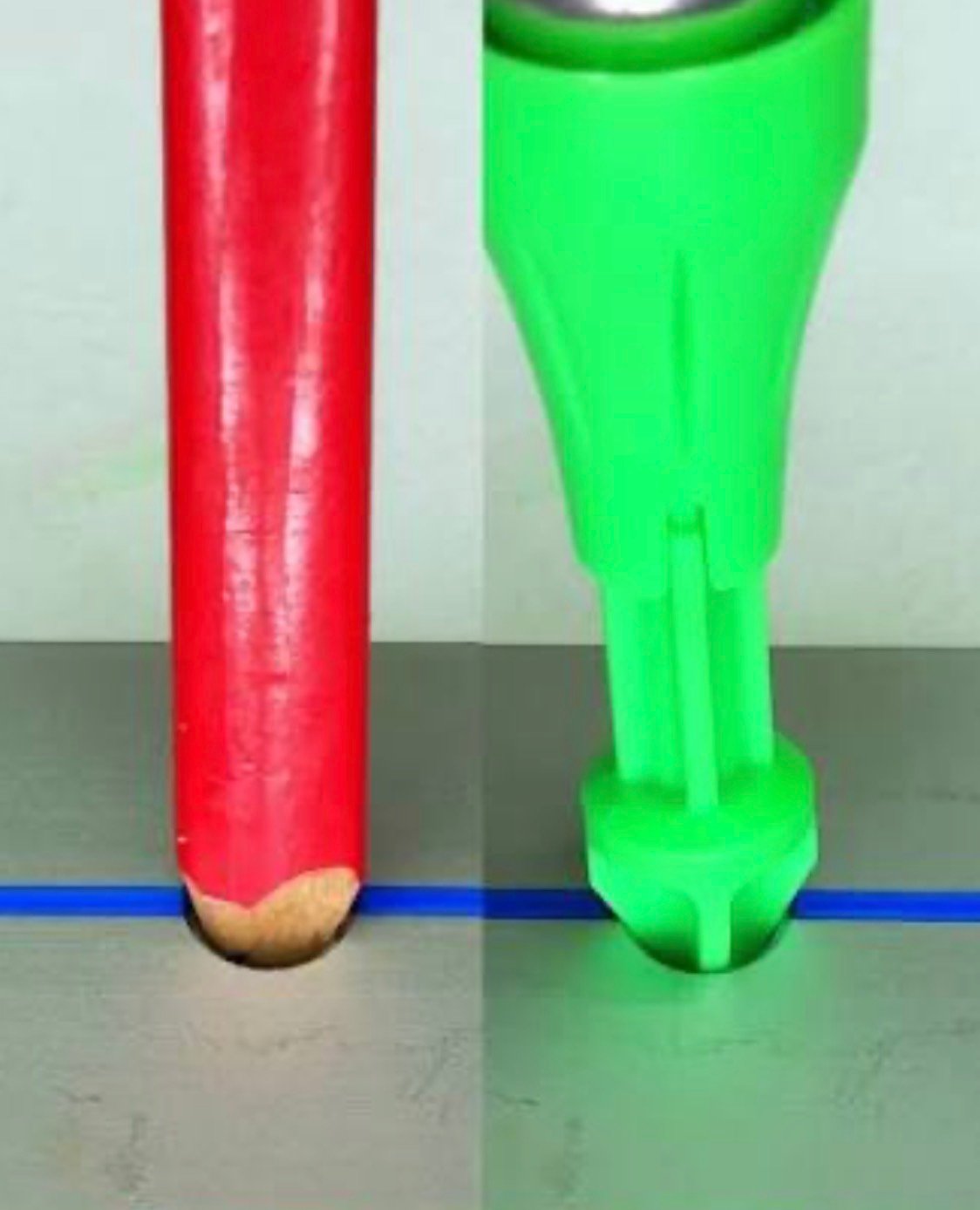 Marking fixing positions for an ONLEVEL SKYFORCE Juliet balcony installation