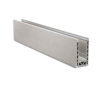 Adjustable glass channel system 2.5m